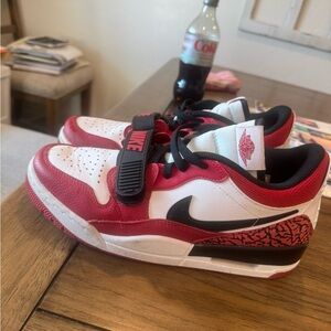 Nike Red and White Sneakers